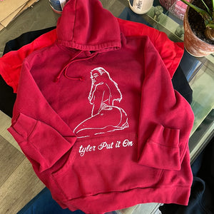 red hoodie 1 of 1 size extra large