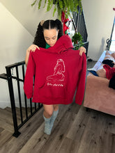 Load image into Gallery viewer, red hoodie 1 of 1 size extra large