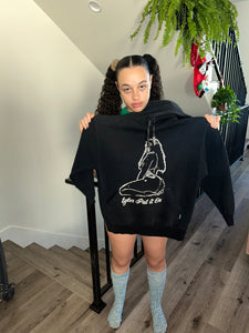 black hoodie 1 of 1 size medium